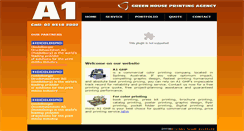 Desktop Screenshot of a1ghprinting.com.au